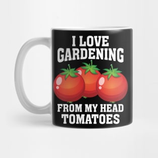 I Love Gardening from My Head Mug